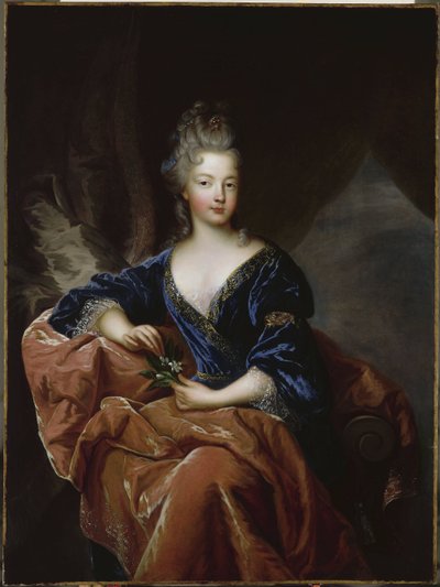 Portrait of Françoise-Marie de Bourbon by Jean François de Troy